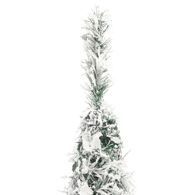 Artificial Christmas Tree Pop-up Flocked Snow 100 LEDs 150 cm Payday Deals
