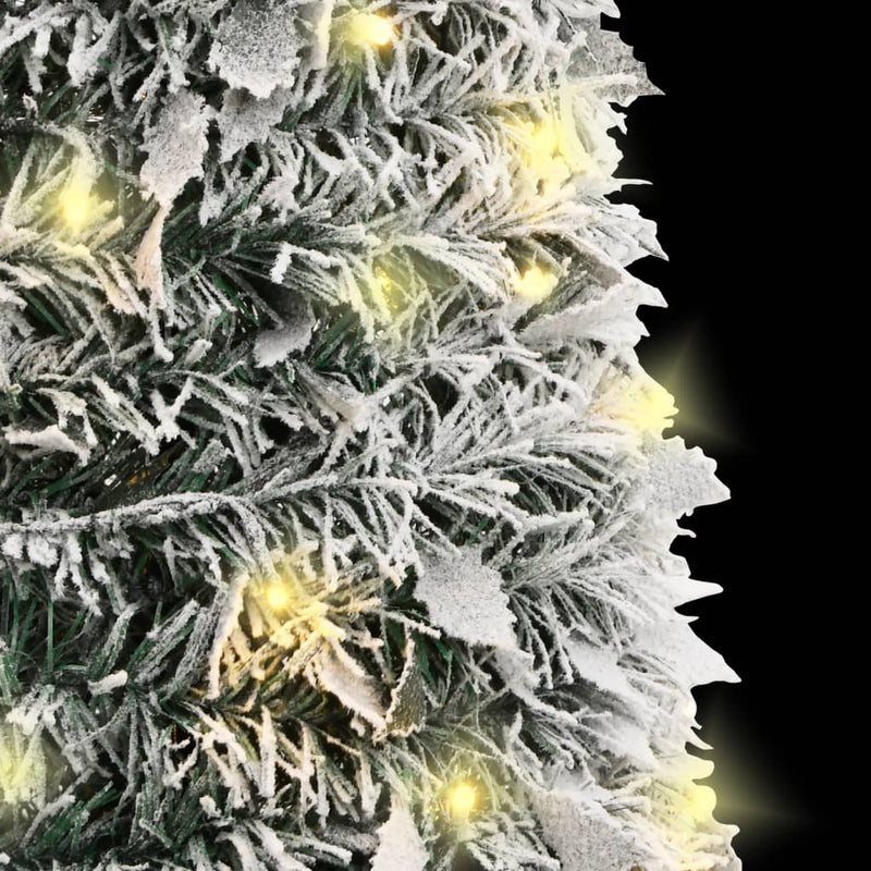 Artificial Christmas Tree Pop-up Flocked Snow 200 LEDs 210 cm Payday Deals