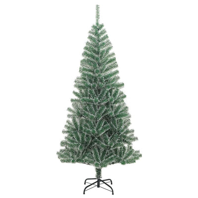 Artificial Christmas Tree with 300 LEDs&Ball Set&Flocked Snow 180 cm Payday Deals