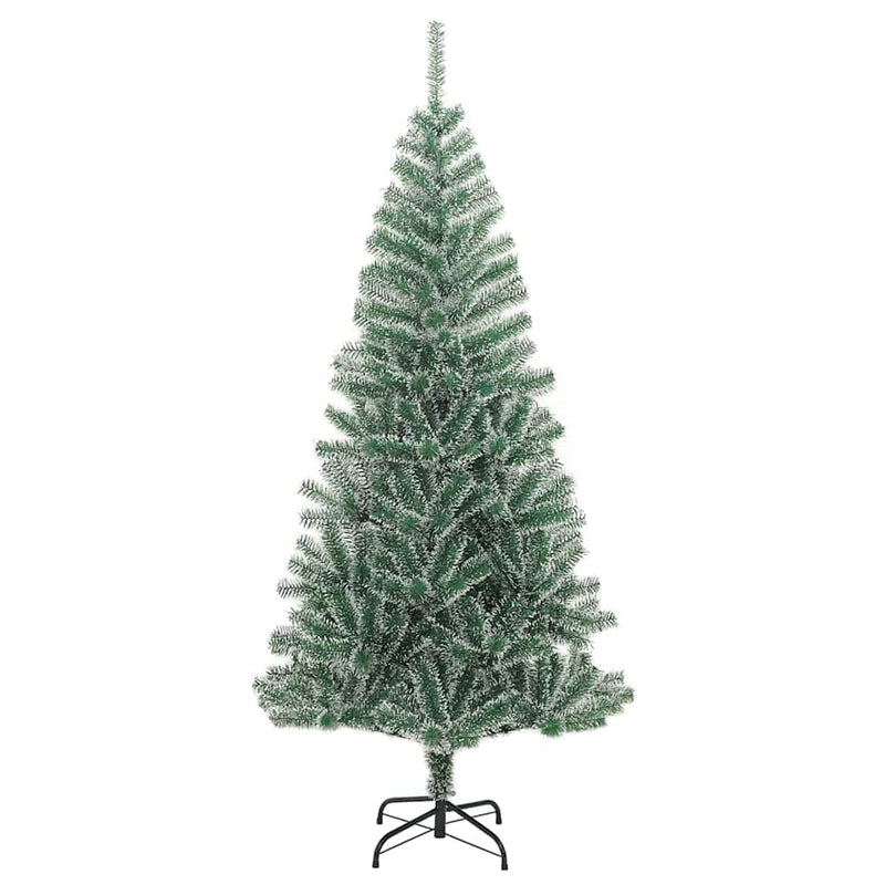 Artificial Christmas Tree with 300 LEDs&Ball Set&Flocked Snow 210 cm Payday Deals