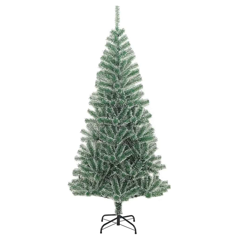 Artificial Christmas Tree with 300 LEDs&Ball Set&Flocked Snow 210 cm Payday Deals