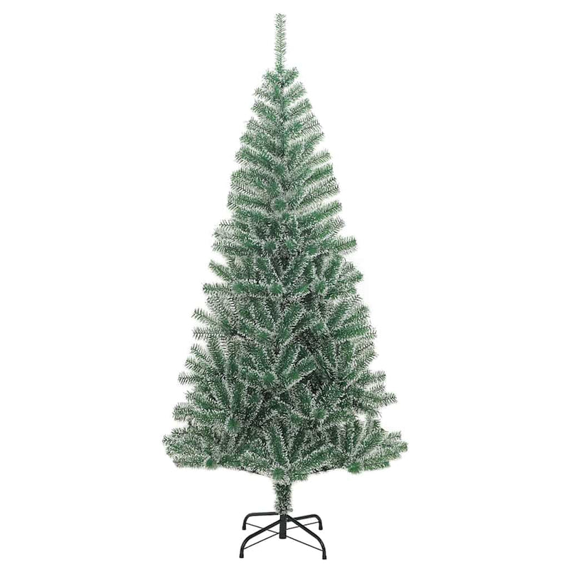 Artificial Christmas Tree with 300 LEDs&Ball Set&Flocked Snow 210 cm Payday Deals