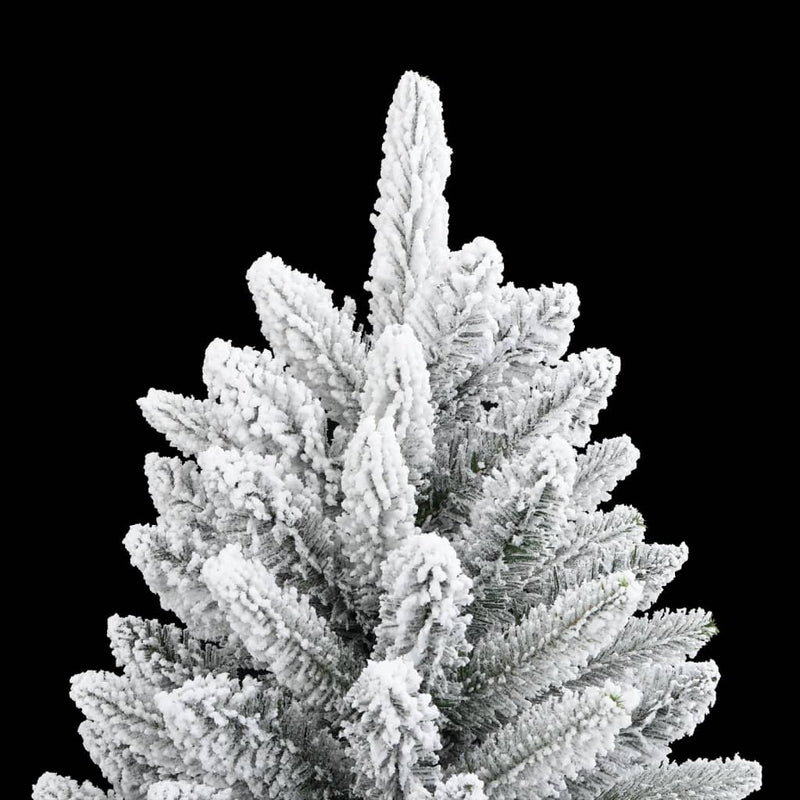 Artificial Christmas Tree with Flocked Snow 180 cm PVC&PE Payday Deals
