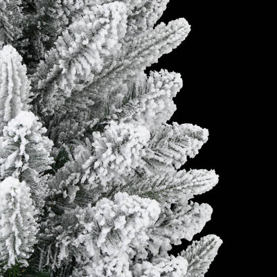 Artificial Christmas Tree with Flocked Snow 180 cm PVC&PE Payday Deals