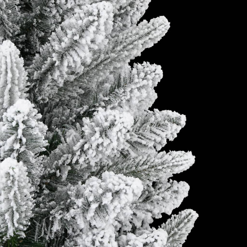Artificial Christmas Tree with Flocked Snow 180 cm PVC&PE Payday Deals