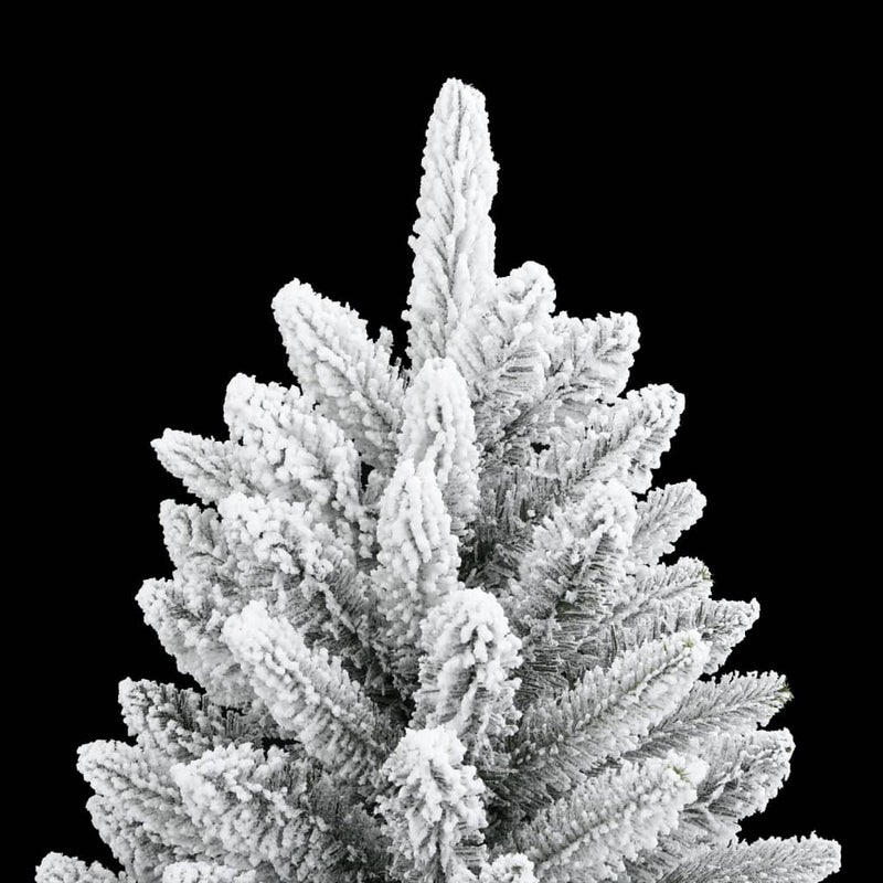 Artificial Christmas Tree with Flocked Snow 240 cm PVC&PE Payday Deals