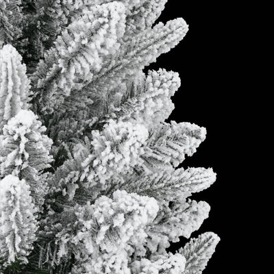 Artificial Christmas Tree with Flocked Snow 240 cm PVC&PE Payday Deals