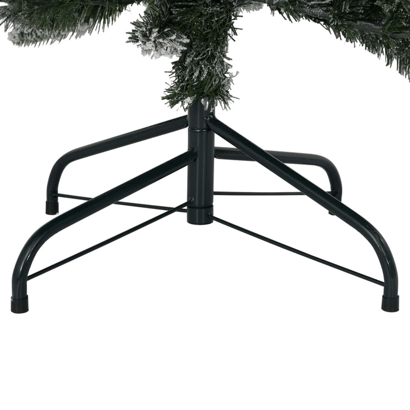 Artificial Christmas Tree with Flocked Snow 240 cm PVC&PE Payday Deals
