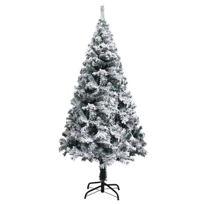 Artificial Christmas Tree with Flocked Snow Green 150 m PVC Payday Deals