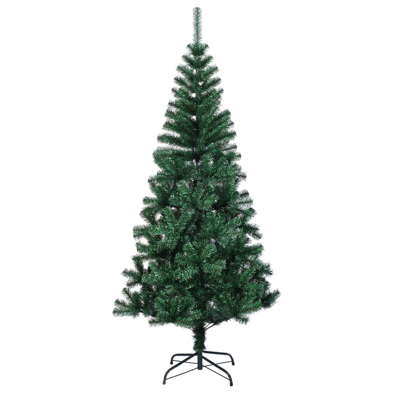 Artificial Christmas Tree with Iridescent Tips Green 240 cm PVC Payday Deals