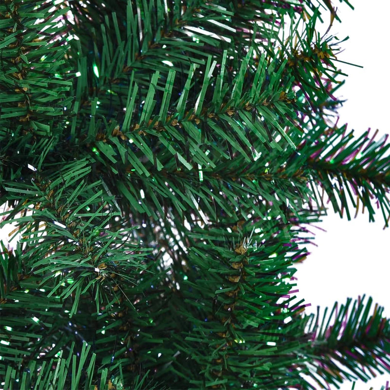Artificial Christmas Tree with Iridescent Tips Green 240 cm PVC Payday Deals