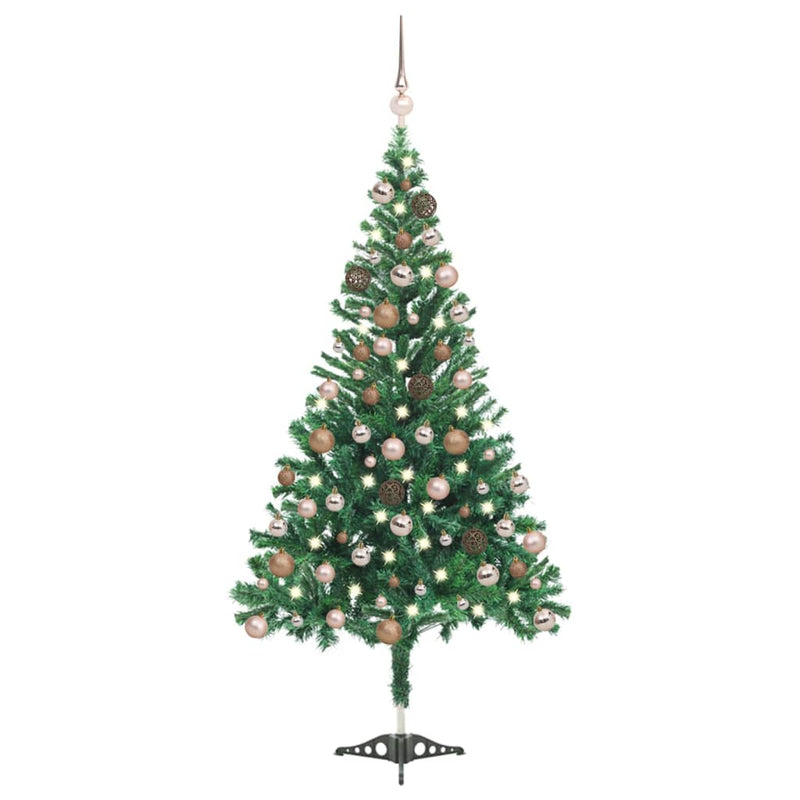 Artificial Christmas Tree with LEDs&Ball Set 120 cm 230 Branches Payday Deals
