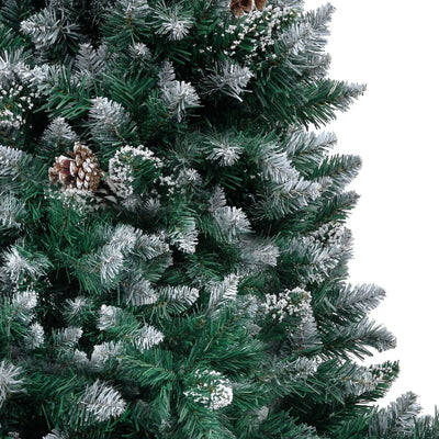 Artificial Christmas Tree with Pine Cones and White Snow 150 cm Payday Deals