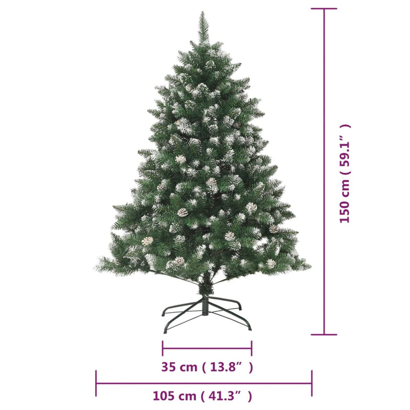 Artificial Christmas Tree with Stand 150 cm PVC Payday Deals