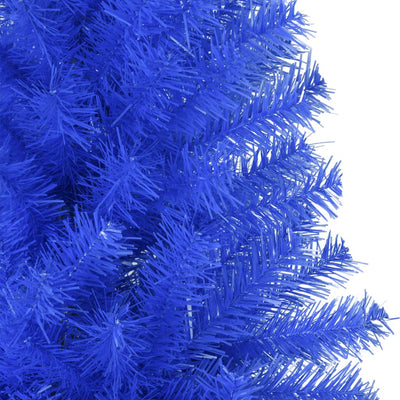 Artificial Christmas Tree with Stand Blue 210 cm PVC Payday Deals