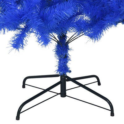 Artificial Christmas Tree with Stand Blue 240 cm PVC Payday Deals