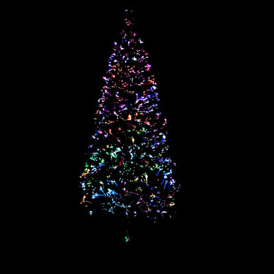 Artificial Christmas Tree with Stand Green 150 cm Fibre Optic Payday Deals