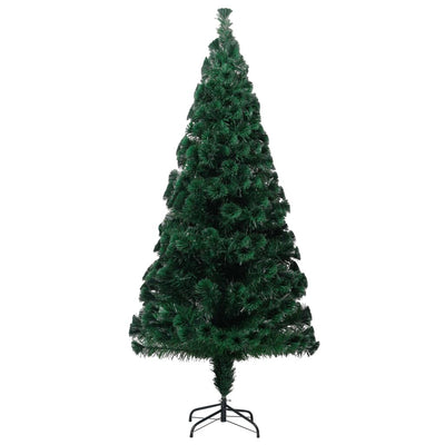 Artificial Christmas Tree with Stand Green 180 cm Fibre Optic Payday Deals