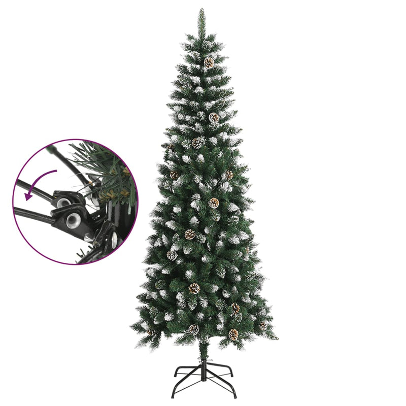 Artificial Christmas Tree with Stand Green 240 cm PVC Payday Deals