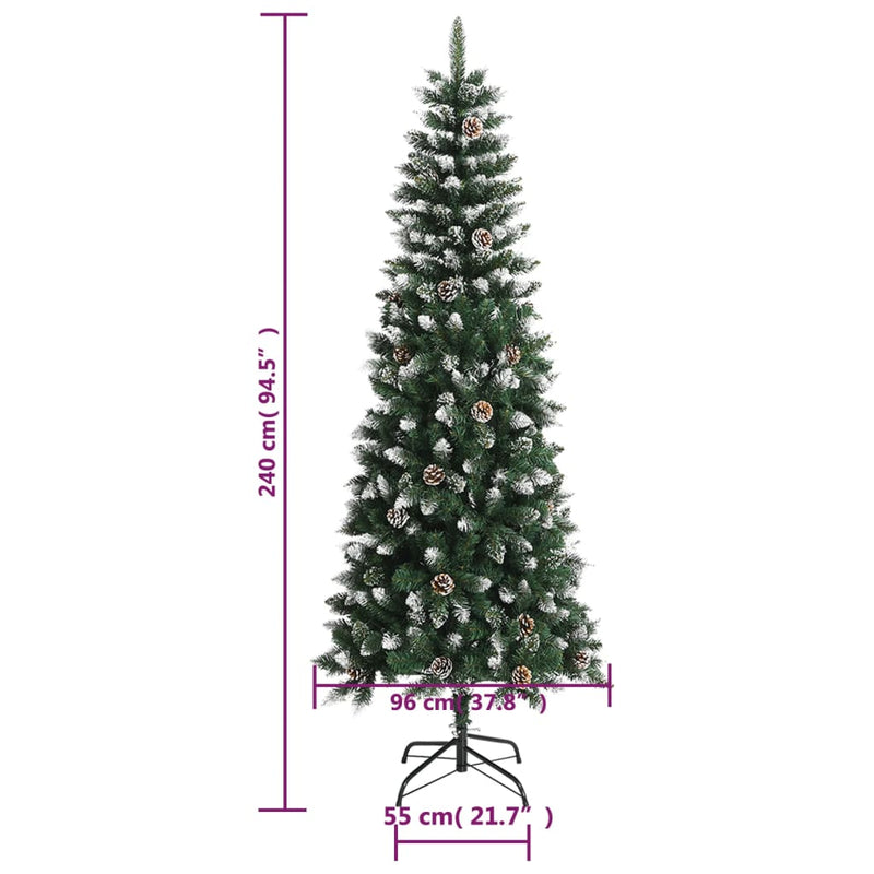 Artificial Christmas Tree with Stand Green 240 cm PVC Payday Deals