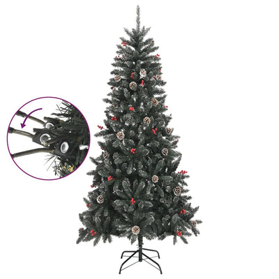 Artificial Christmas Tree with Stand Green 240 cm PVC Payday Deals