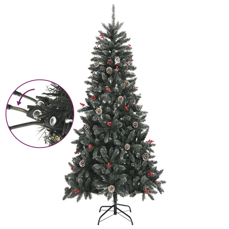 Artificial Christmas Tree with Stand Green 240 cm PVC Payday Deals