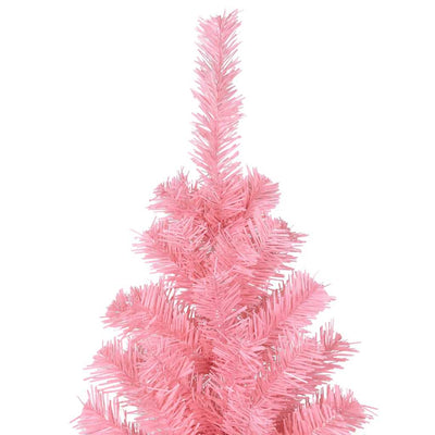 Artificial Christmas Tree with Stand Pink 180 cm PVC Payday Deals