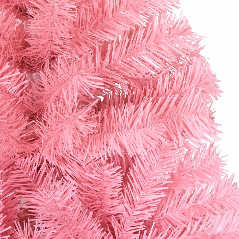 Artificial Christmas Tree with Stand Pink 180 cm PVC Payday Deals