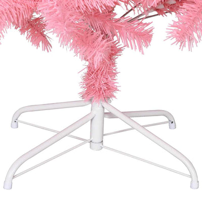 Artificial Christmas Tree with Stand Pink 180 cm PVC Payday Deals