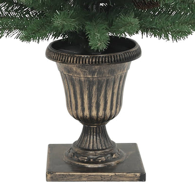 Artificial Christmas Trees 2 pcs 100 LEDs Green 120 cm Payday Deals