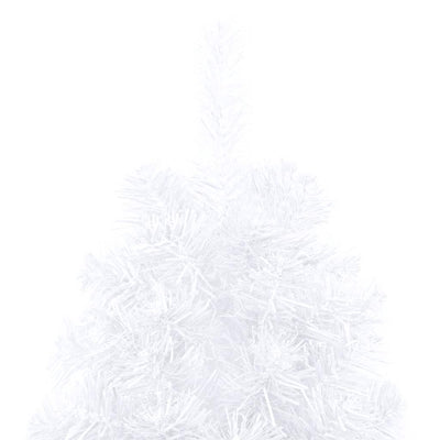 Artificial Half Pre-lit Christmas Tree with Ball Set White 210 cm Payday Deals