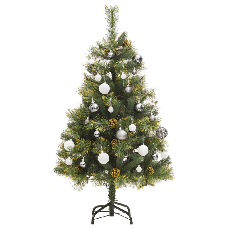 Artificial Hinged Christmas Tree 150 LEDs & Ball Set 150 cm Payday Deals