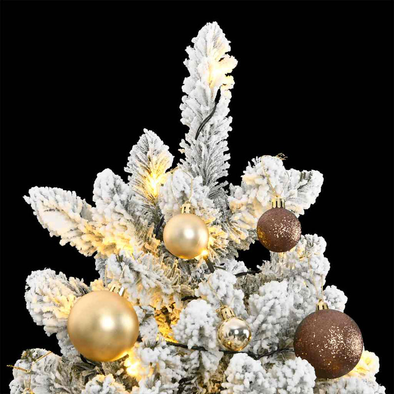 Artificial Hinged Christmas Tree 300 LEDs & Ball Set 180 cm Payday Deals