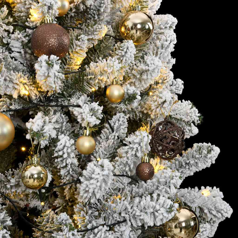 Artificial Hinged Christmas Tree 300 LEDs & Ball Set 180 cm Payday Deals