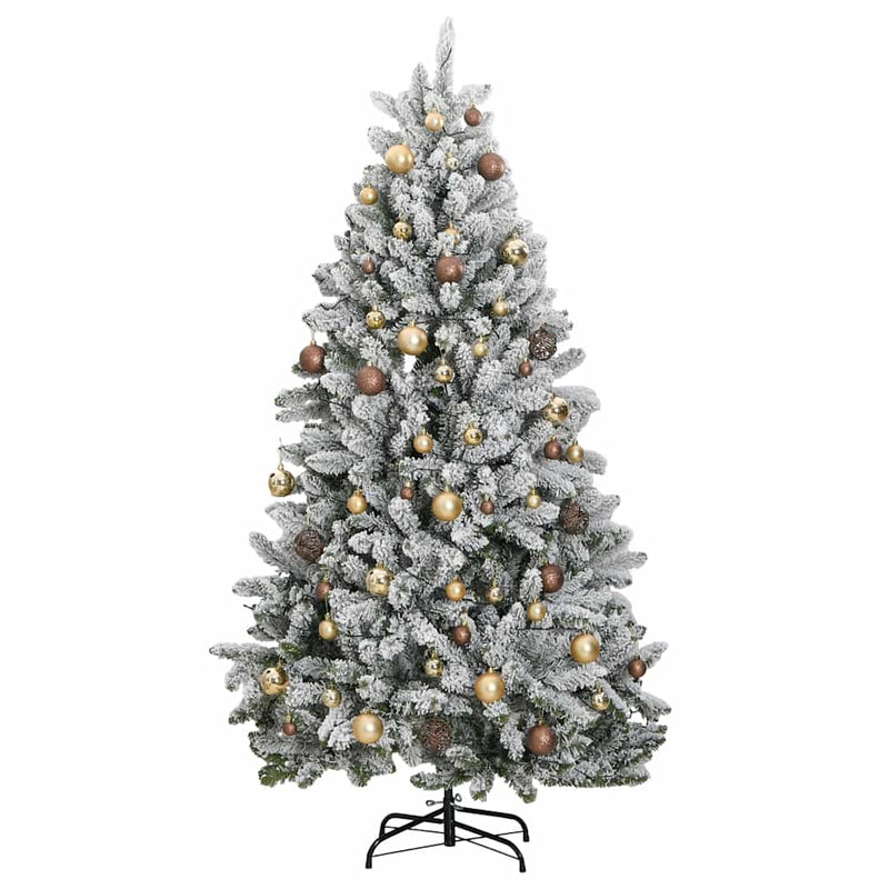 Artificial Hinged Christmas Tree 300 LEDs & Ball Set 180 cm Payday Deals