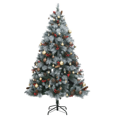 Artificial Hinged Christmas Tree 300 LEDs & Ball Set 180 cm Payday Deals
