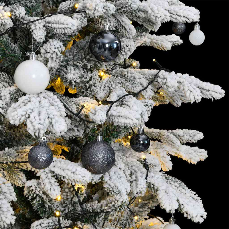 Artificial Hinged Christmas Tree 300 LEDs & Ball Set 210 cm Payday Deals