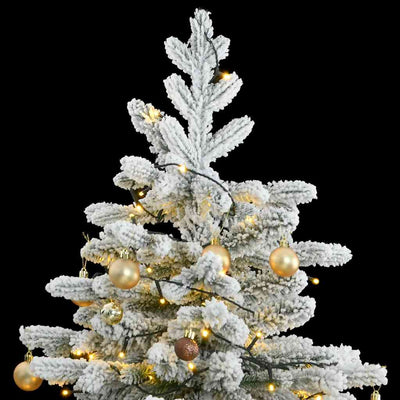 Artificial Hinged Christmas Tree 300 LEDs & Ball Set 240 cm Payday Deals