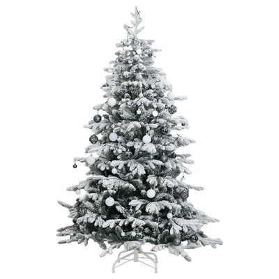 Artificial Hinged Christmas Tree 300 LEDs & Ball Set 240 cm Payday Deals