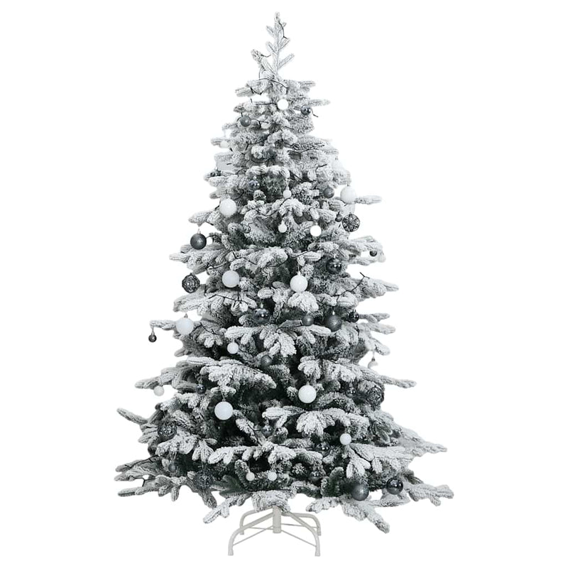Artificial Hinged Christmas Tree 300 LEDs & Ball Set 240 cm Payday Deals