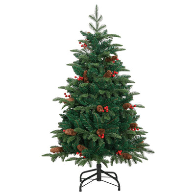 Artificial Hinged Christmas Tree with 150 LEDs & Ball Set 120 cm Payday Deals