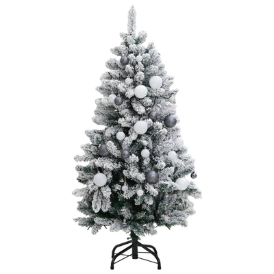 Artificial Hinged Christmas Tree with 150 LEDs & Ball Set 120 cm Payday Deals