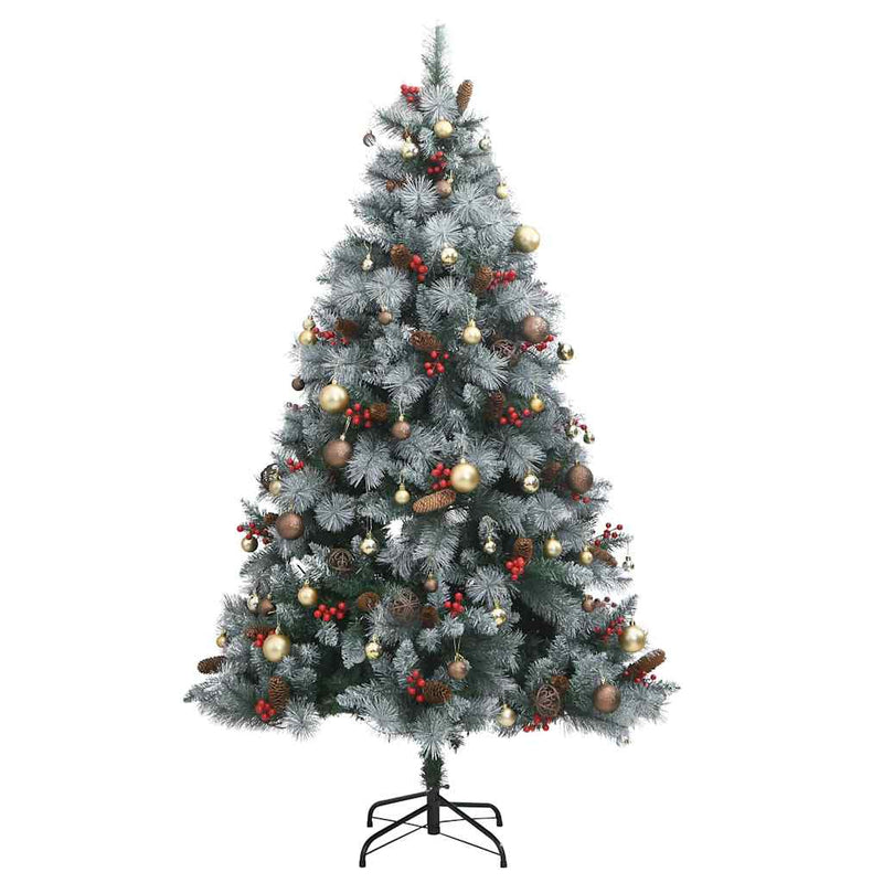Artificial Hinged Christmas Tree with 300 LEDs & Ball Set 180 cm Payday Deals
