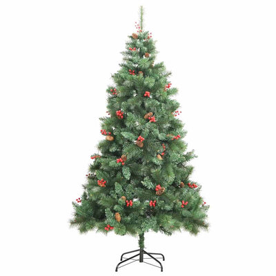 Artificial Hinged Christmas Tree with 300 LEDs & Ball Set 180 cm Payday Deals