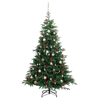 Artificial Hinged Christmas Tree with 300 LEDs & Ball Set 180 cm Payday Deals