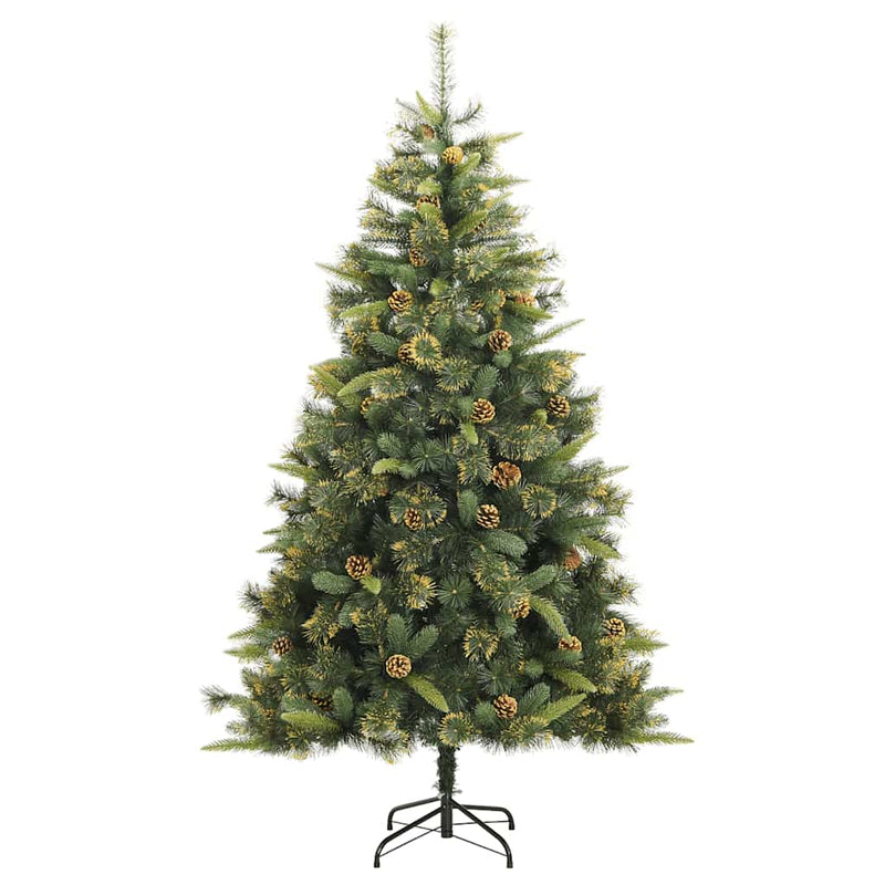 Artificial Hinged Christmas Tree with 300 LEDs & Ball Set 180 cm Payday Deals