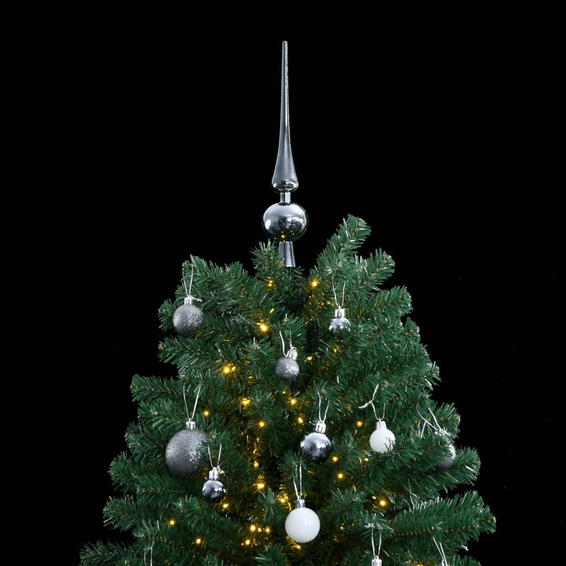 Artificial Hinged Christmas Tree with 300 LEDs & Ball Set 210 cm Payday Deals