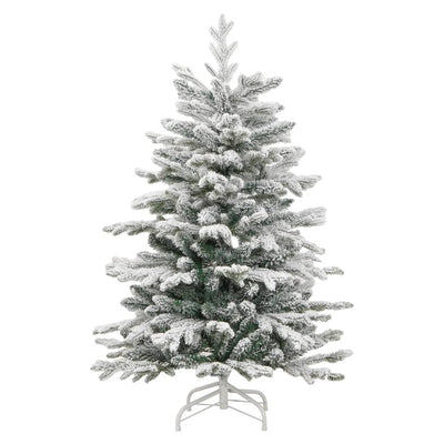 Artificial Hinged Christmas Tree with Flocked Snow 120 cm Payday Deals