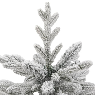 Artificial Hinged Christmas Tree with Flocked Snow 120 cm Payday Deals