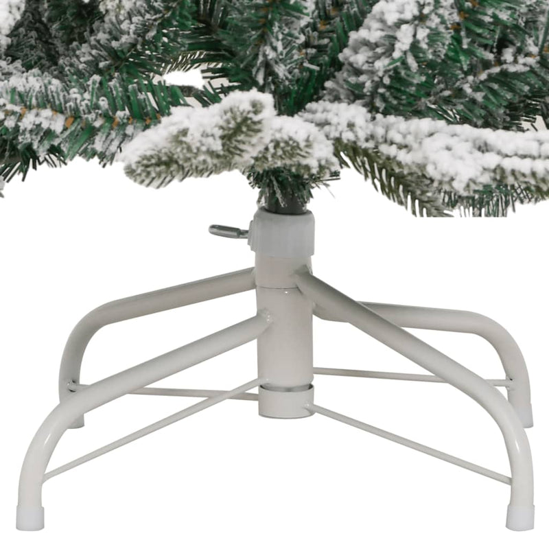 Artificial Hinged Christmas Tree with Flocked Snow 120 cm Payday Deals